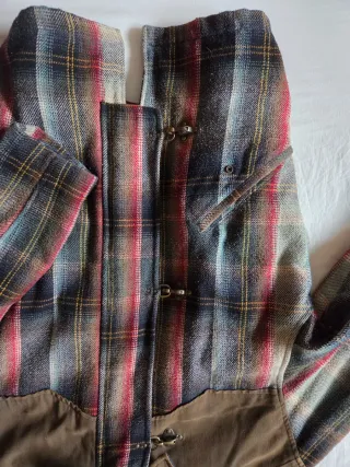 Giacca uomo quadri stile fireman taglia L