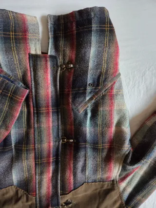 Giacca uomo quadri stile fireman taglia L