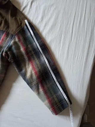 Giacca uomo quadri stile fireman taglia L