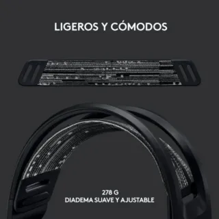Cascos con micrófono inalámbricos Logitech G733