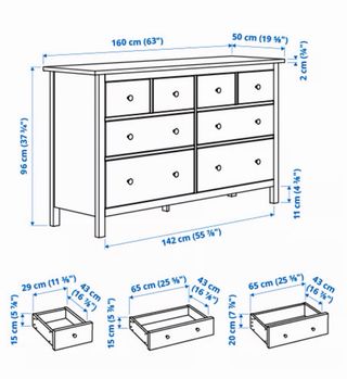 Comoda HEMNES IKEA