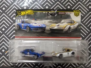 Set Hot Wheels Premium Corvette