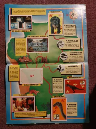 Álbum Jurassic Park Libro de Cromos