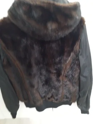 Chaqueta Reversible Miss Sixty Negra y Marrón