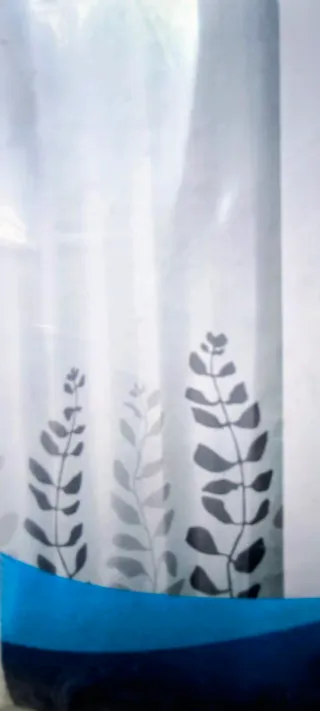 Cortina de Baño Diseño Hojas