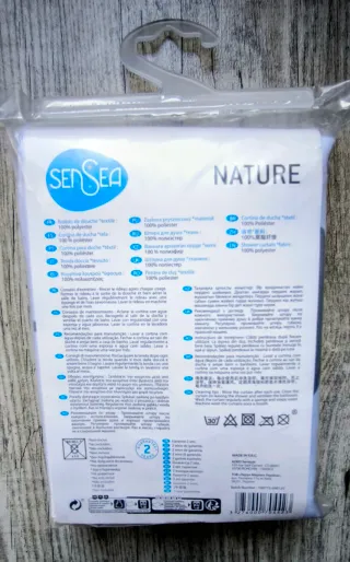 Cortina de Baño Diseño Hojas