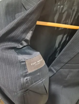 Regalo practicamente, Americana traje hombre azul