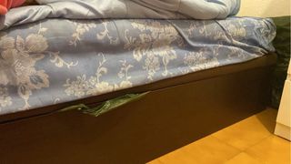 Canapé pequeño madera marrón