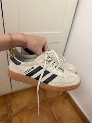 Zapatillas Adidas Handball Spezial Mujer Beige