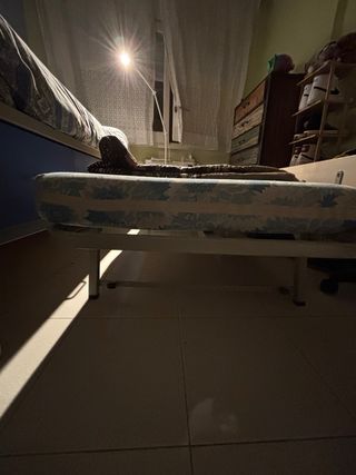 SUPEROFERTA Cama nido con cajones beige y azul