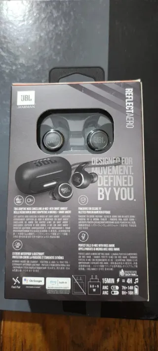 Auriculares JBL Reflect Aero Negros