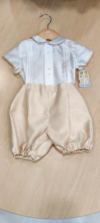Lote de Trajes de arras niño blanco y rojo marino