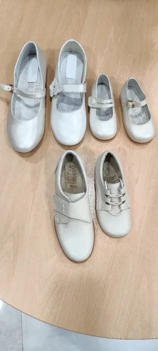 Lote de Trajes de arras niño blanco y rojo marino