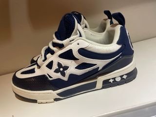 Zapatillas Louis Vuitton Skate Azul Marino y Blanc