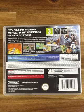 Pokemon Edición Negra Nintendo DS🇪🇸