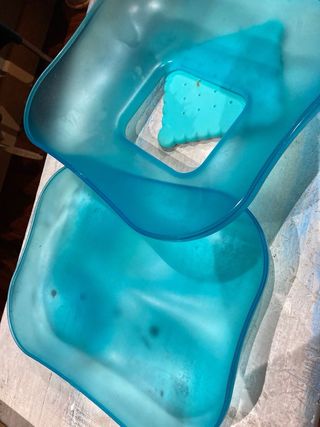 Galletero Diseño Vintage Azul