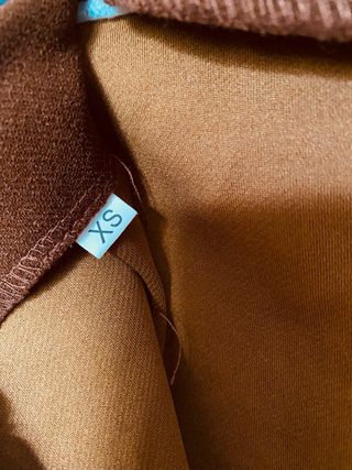 Falda tubo midi marrón