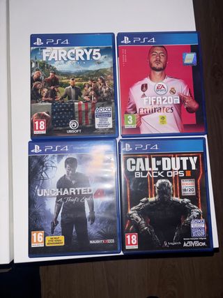 PS4 (PlayStation 4) Juegos: Far Cry 5, FIFA 20