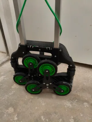 Carretilla plegable escaleras 70kg