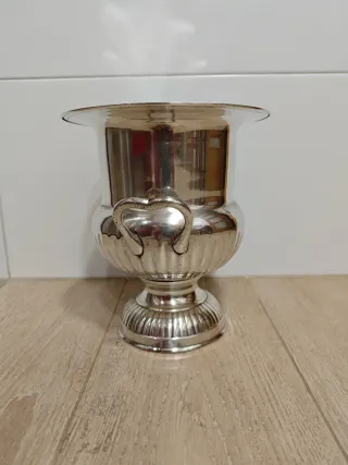 Champanera de alpaca con asas