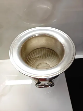 Champanera de alpaca con asas