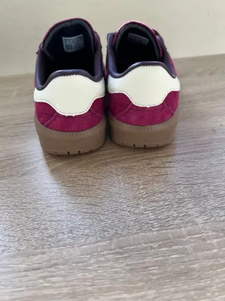 Zapatillas Adidas samba Padiham T.37 color burdeos