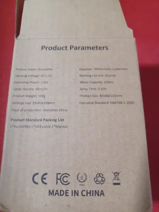 Humidificador blanco