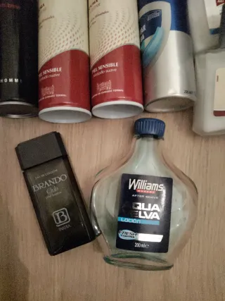 Lote productos afeitado