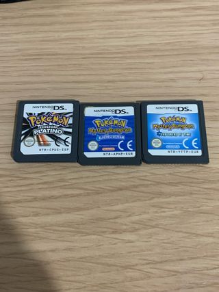 Pack 3 Juegos Nintendo DS Pokémon