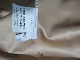 Chaqueta Maria Rive Beige Talla XXL