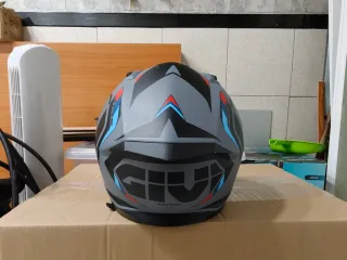 Casco Moto Integral Givi 50.8F Mach1 Gris Mate
