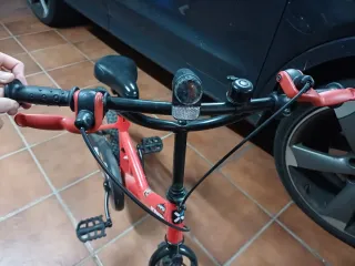 Bicicleta infantil roja 16"