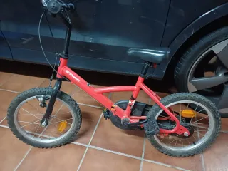 Bicicleta infantil roja 16"