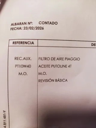 Vespa LX50 4T – ITV 2028 – Muy cuidada – Michelin
