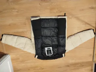 Abrigo Hollister Beige Plumas