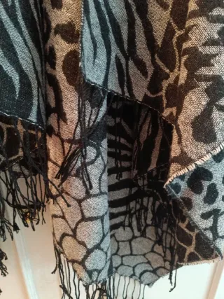 Pashmina Cachemira Animal Print