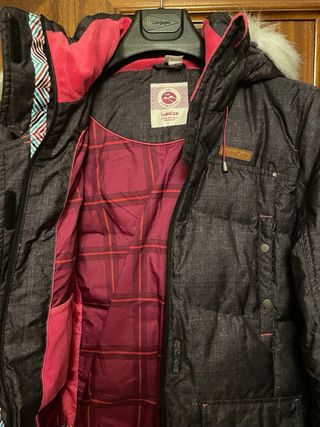 Abrigo de plumas largo