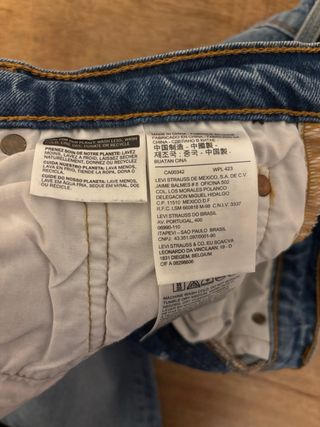 Pantalones Levi's 501 Skinny Mujer