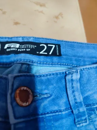 Pantalón vaquero FB Sister azul talla 27