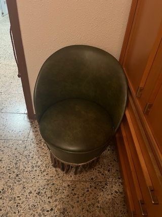 Silla vintage con flecos
