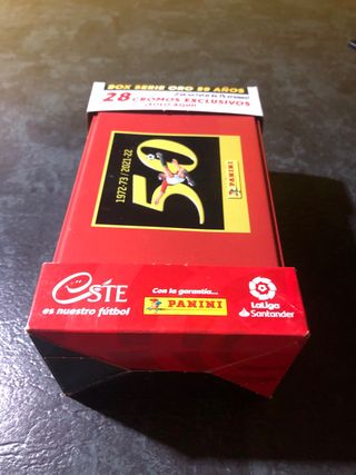 Panini Box Serie Oro 50 Aniversario