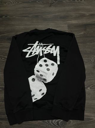 Sudadera Stussy Negra con Dados