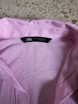 Camisa rosa Zara