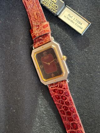 Seiko Tank Quartz LT094 Old Money NOS