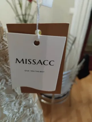 Vestido fiesta, celebración, boda, sin estrenar.