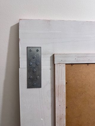 Espejo Marco Madera Blanco Envejecido