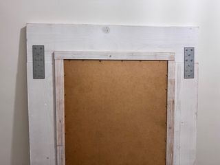 Espejo Marco Madera Blanco Envejecido