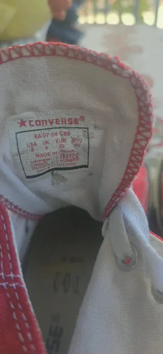 Converse All Star Rojas