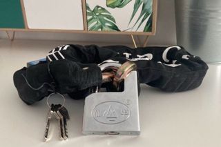 Candado+cadena para moto