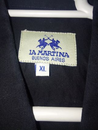 Camisa La Martina Negra Talla M